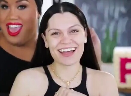 Jessie J素颜上妆全过程