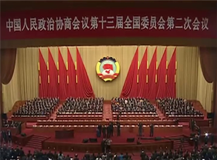 全国政协十三届二次会议在北京开幕