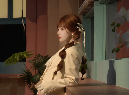 黄霄雲笑意盈盈俏皮可爱